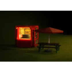 Kiosk gastronomiczny K-67 z oświetleniem
