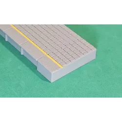 Zakończenie proste do peronu bocznego H0 1:87