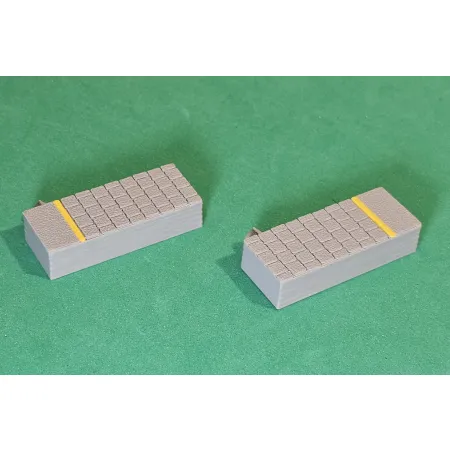 Zakończenie proste do peronu bocznego H0 1:87