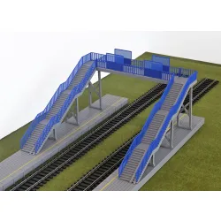 Kładka nad torami – połącznie 2 peronów