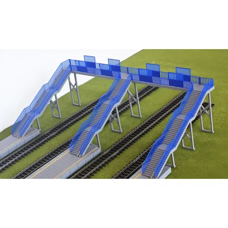 Kładka nad torami – połącznie 3 peronów