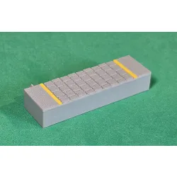 Zakończenie proste do peronu wyspowego H0 1:87