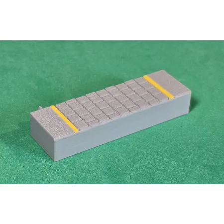 Zakończenie proste do peronu wyspowego H0 1:87