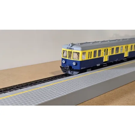 Peron boczny wysoki do torów z podsypką H0 1:87 20 cm modułowy