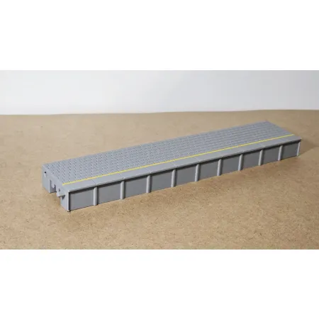 Peron boczny wysoki do torów z podsypką H0 1:87 20 cm modułowy