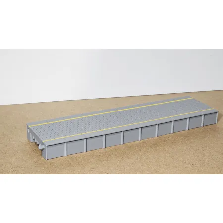 Peron wyspowy wysoki do torów z podsypką H0 1:87 20 cm modułowy