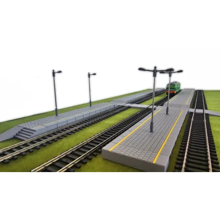 Najazd dla wózków do schodów peronowych H0 1:87