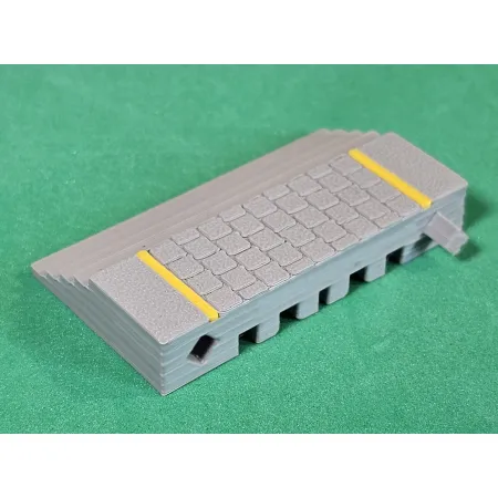 Schody końcowe do peronu wyspowego H0