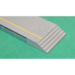 Schody końcowe do peronu bocznego H0 1:87