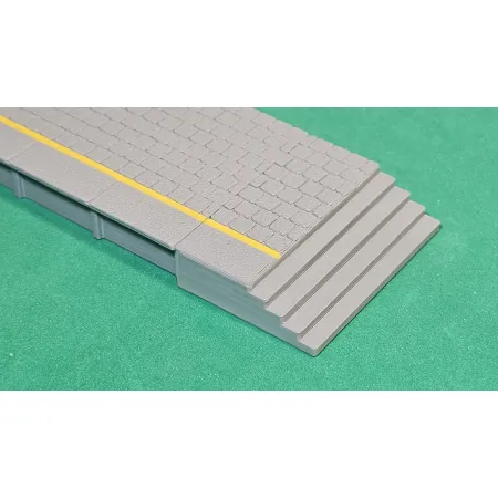 Schody końcowe do peronu bocznego H0 1:87