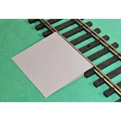 Zejście z torów do poziomu gruntu H0 1:87