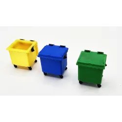 Kontener na śmieci współczesny