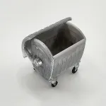 Kontener na śmieci "metalowy"