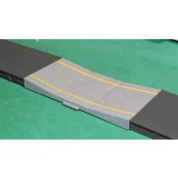 Obniżenie peronu wyspowego H0 1:87