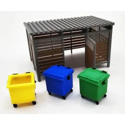 Wiata śmietnikowa współczesna