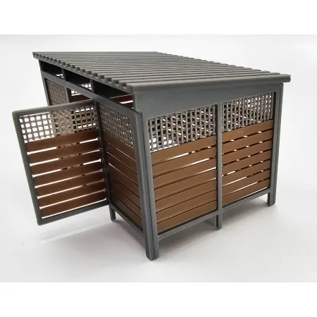 Wiata śmietnikowa współczesna