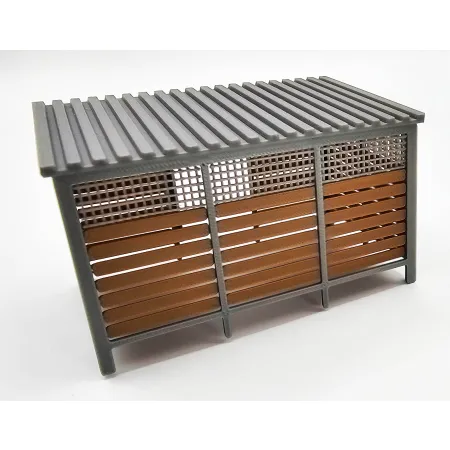 Wiata śmietnikowa współczesna